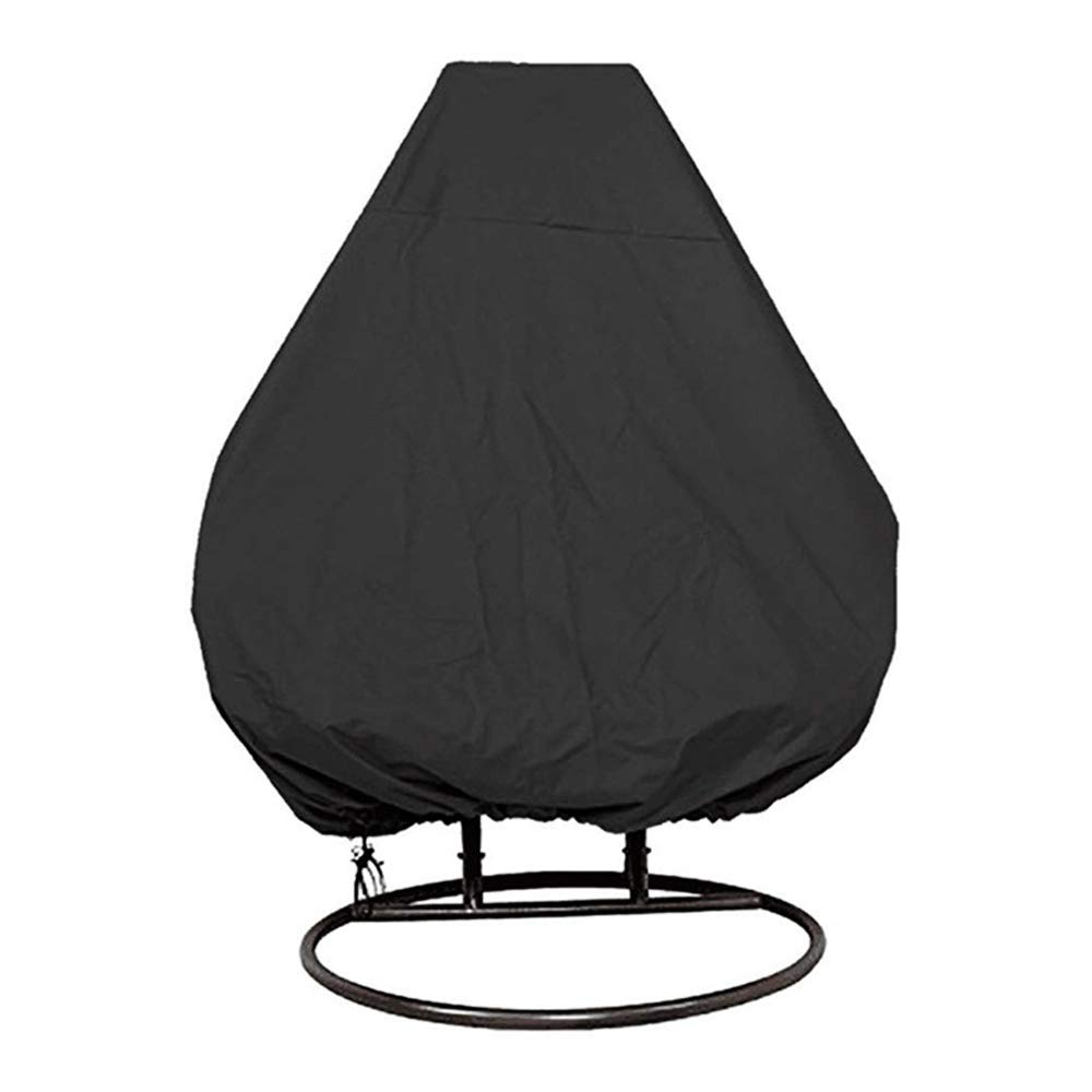 Patio Hanging Chair Cover - Double 232x203cm Black-image-f3a06eed-ff19-4ce7-a6da-efa25885bcef-87289