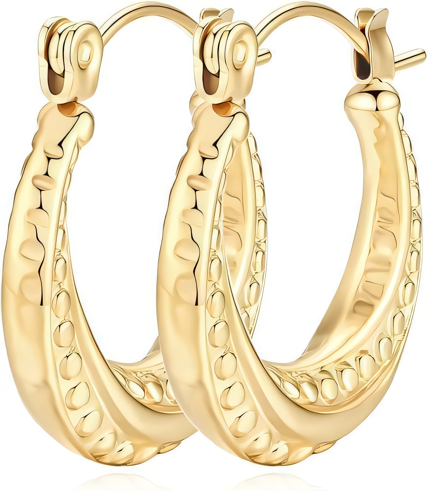 9ct Gold Hoop Earrings Lightweight - Yellow Gold 22mm-image-f6d3496c-2199-43f9-b89a-127c7408888e-99708
