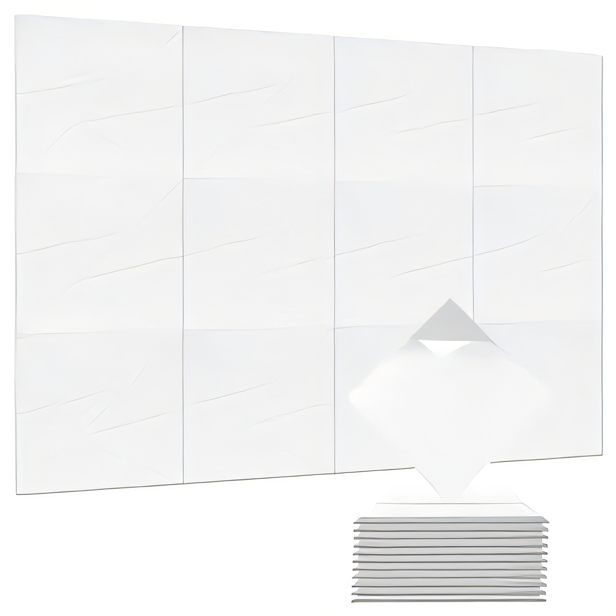 Acoustic Wall Panels 12 Pack - White-image-0f2ae6f8-c896-4fab-bfca-a8143eb952b8-113524