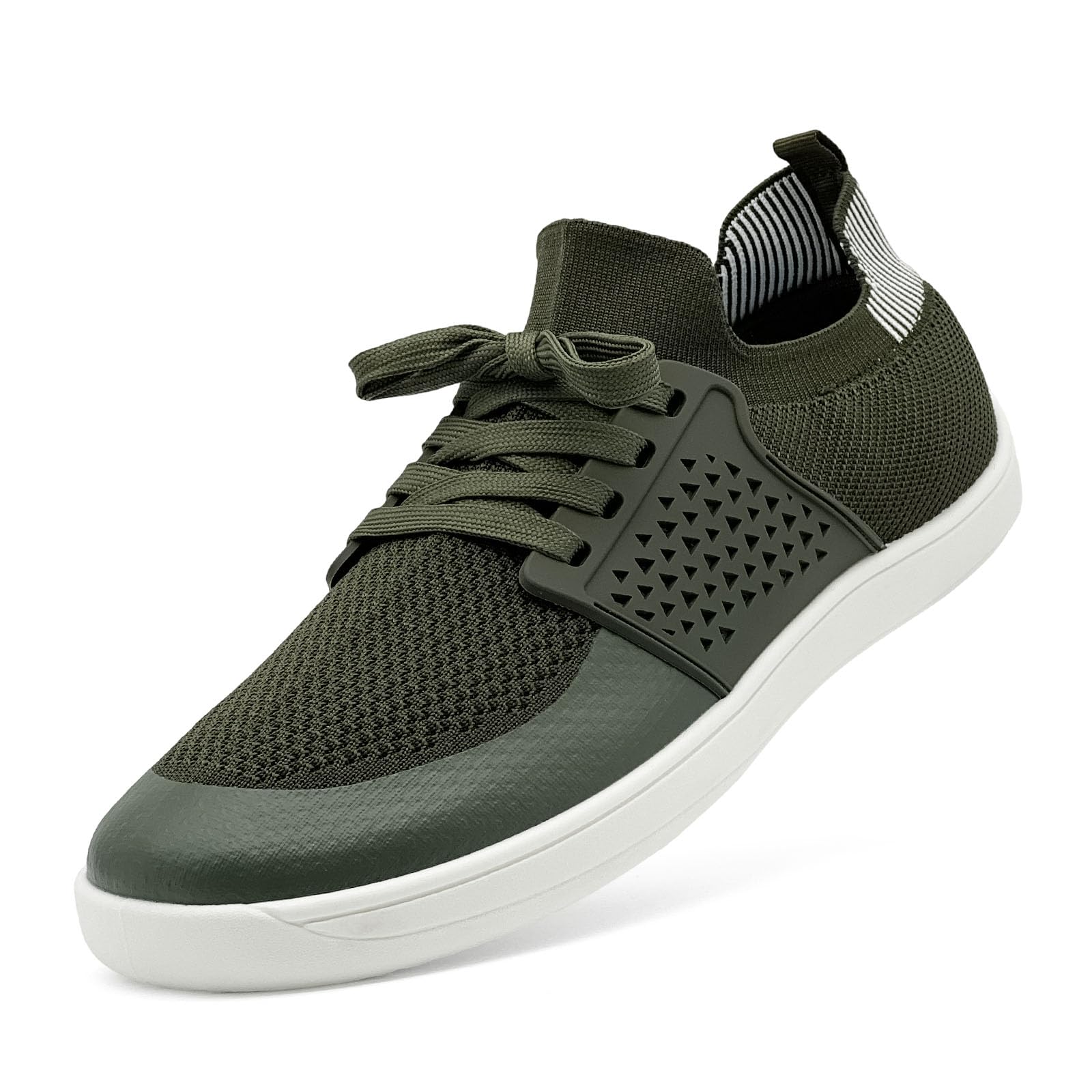 Men's Barefoot Trainers - Army Green UK 10-image-6fcc1d22-7afb-4ec6-886b-e1786b9d1444-117787