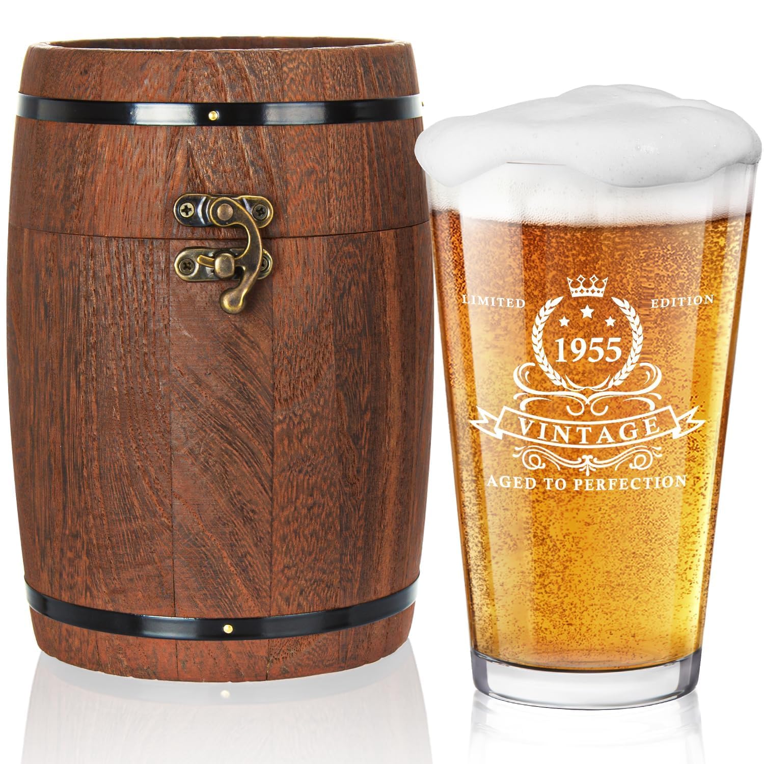 70th Birthday Beer Glass 450ml Gift - Brown 3.18x5.86in-image-fb1bf896-f642-40a0-9d2f-5b2571124c6d-116748