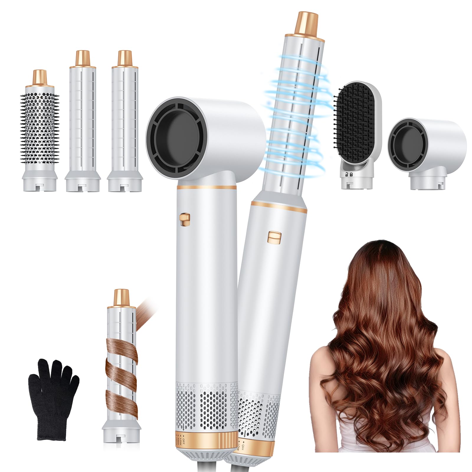 5 in 1 Ionic Hair Dryer Brush - White-image-cfbbeb28-51f5-4361-8c22-2488d4a65a14-2243