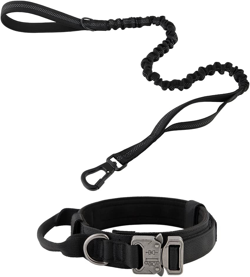 Tactical Dog Collar & Lead Set - Black M-image-834f0120-882c-4347-87f5-8c2a48164211-117385