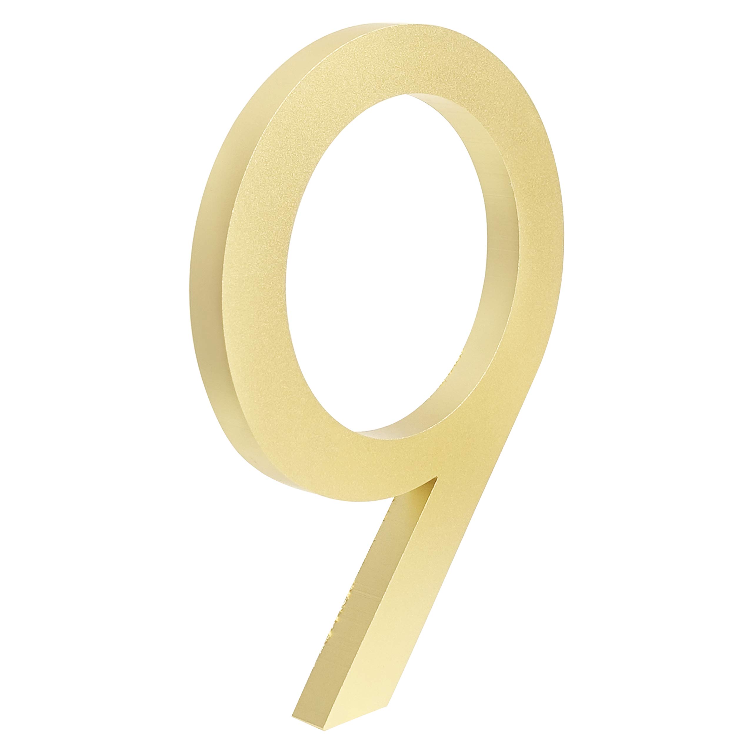 Stylish 4 Inch Floating House Number - Modern Golden Finish, Easy Install for Home or Street Address-image-fb8b3f99-ab18-46b2-b428-989ef9f61317-69971