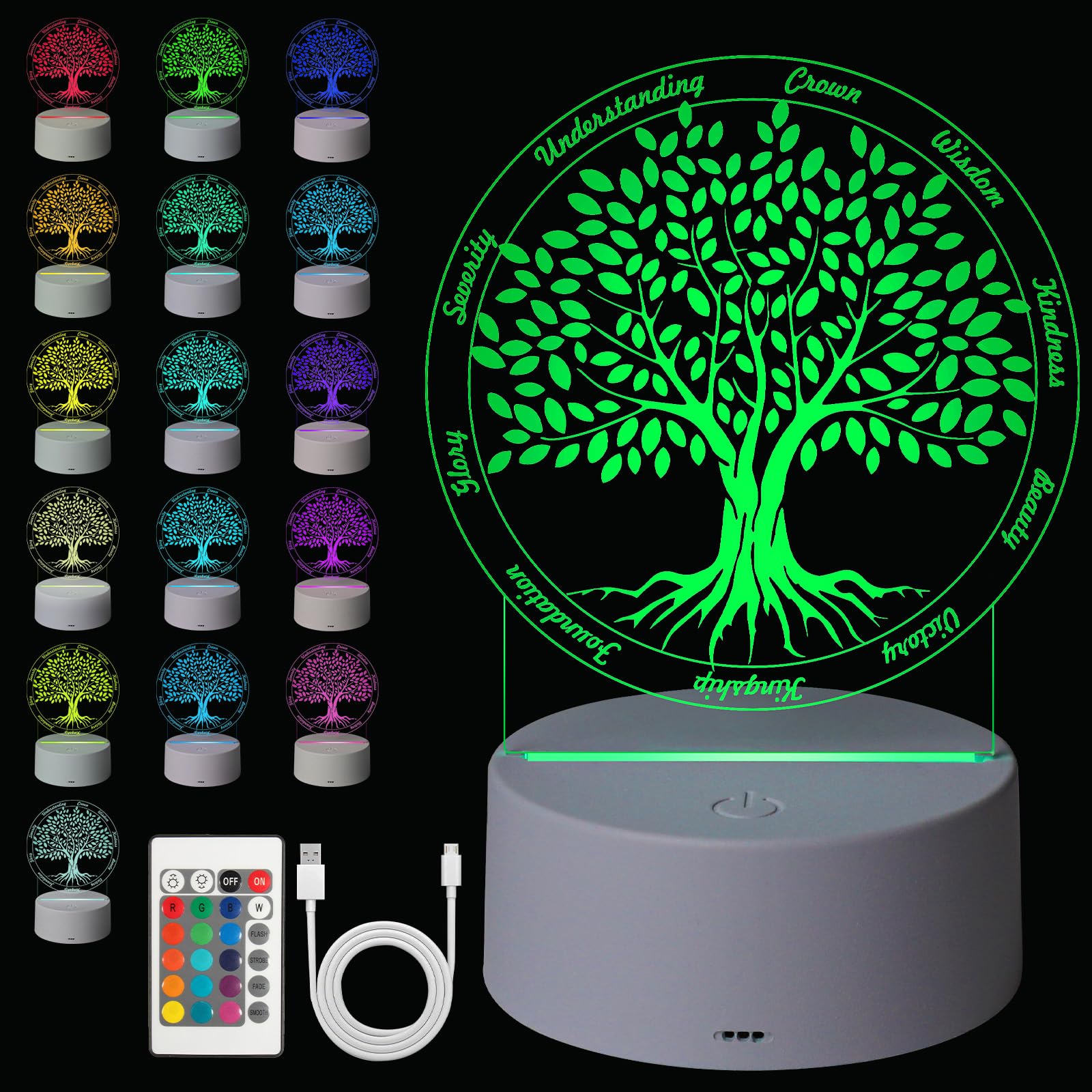 Tree of Life Dimmable Night Lamp - 16 Colours-image-f324e3b1-3fbb-4f62-98fe-c12939b85536-113845