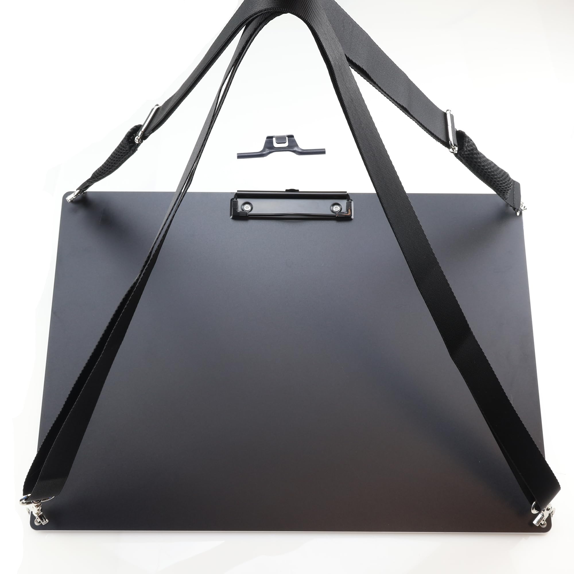 Aluminium Office Clipboard with Strap - Black A3 Landscape-image-5205840f-196d-441a-bbb4-02a5d3671227-109780