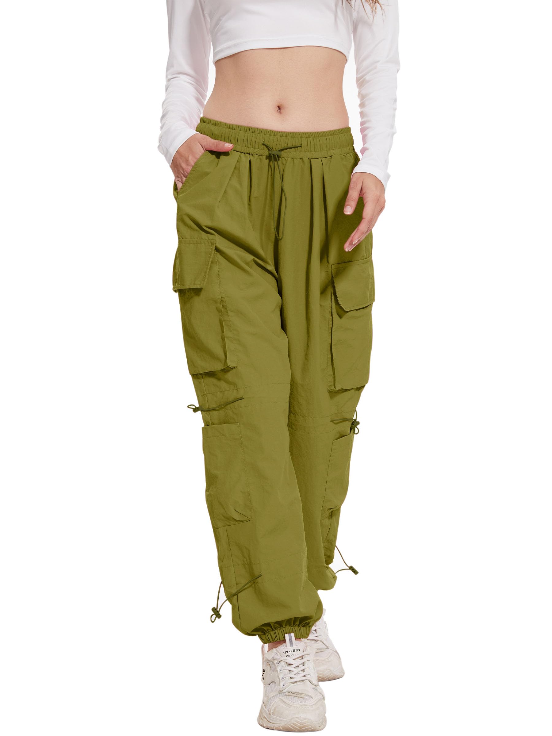 Women's Quick Dry Hiking Trousers - Army Green S-image-b4137f6c-86fd-482a-82a5-f026e7aa462e-115427
