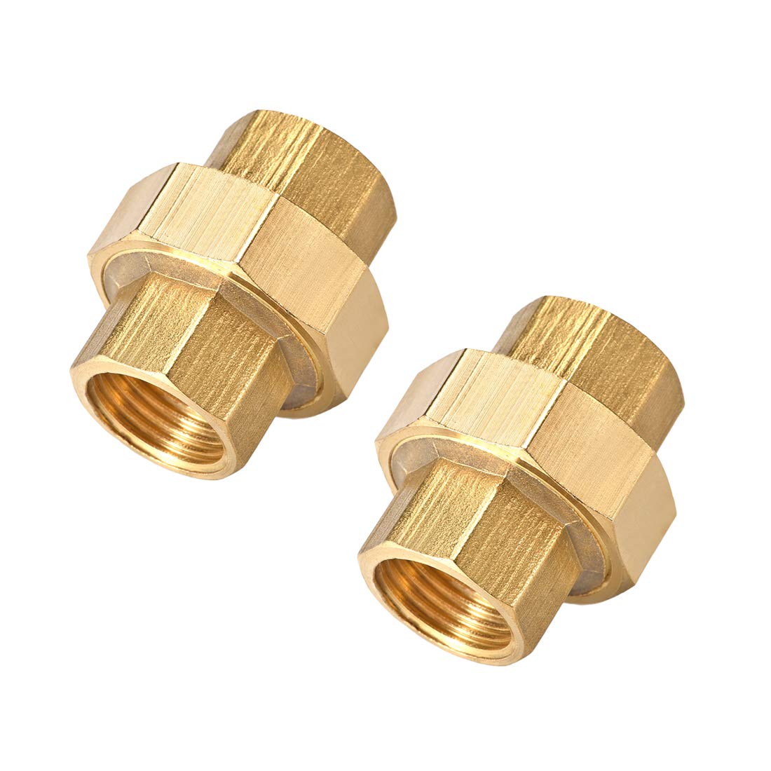 sourcing map Pipe Union Connector Coupling Brass 1/2PT 38mm 2Pcs-image-a06023be-a8b3-4cf2-b5f1-27ef22c6f888-64351