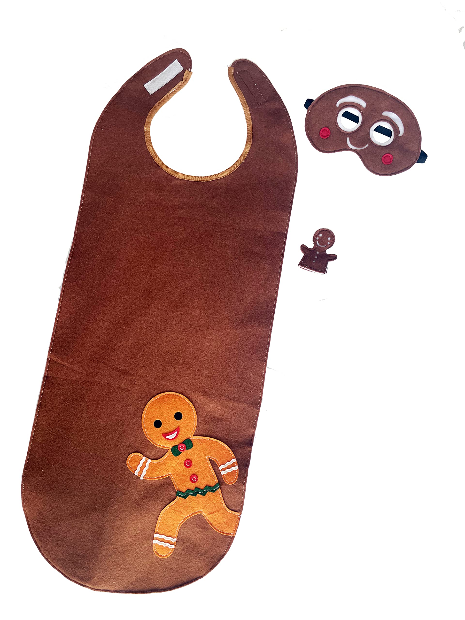 World Book Day Gingerbread Man Costume for Kids, Ages 3-12, Perfect for Fancy Dress & Play-image-98db12b2-efe8-4a47-8985-bc74c2a27449-66506