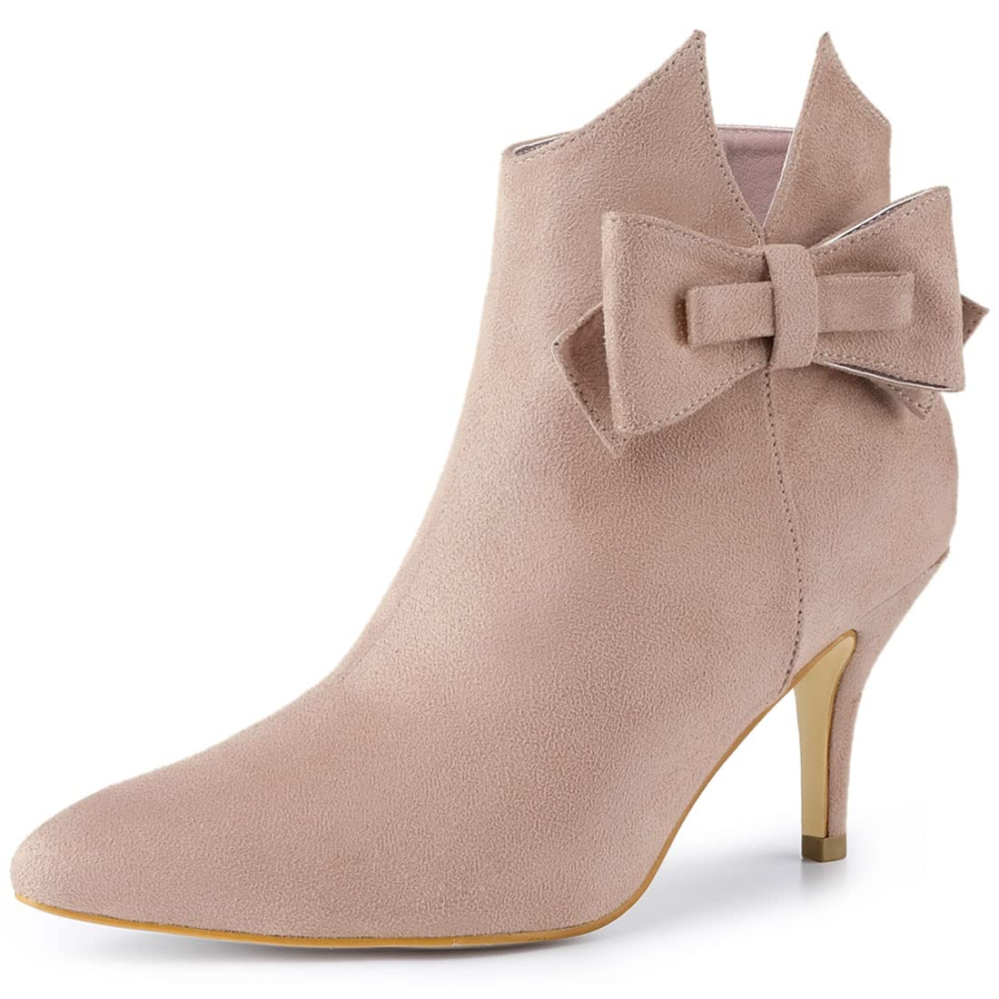 Women's Stiletto Ankle Boots - Dust Pink UK 5-image-f9756e0f-0cf0-4c05-9a12-72ae8efbf52e-87053
