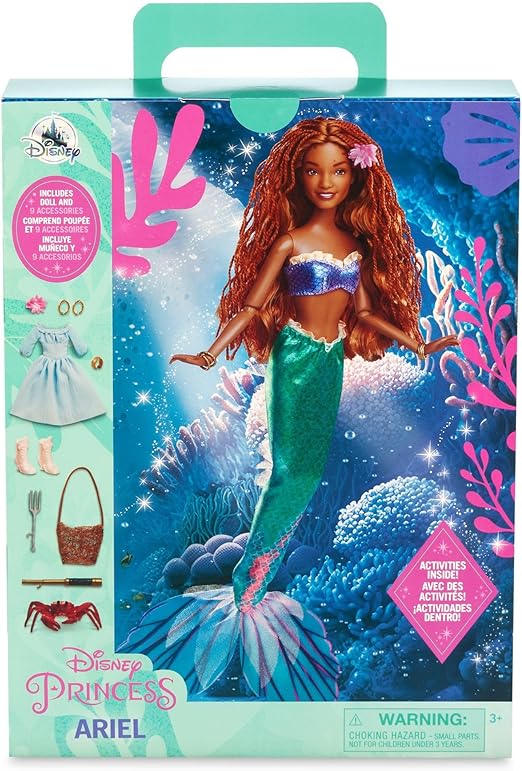 Ariel Story Doll with Outfits & Accessories - Turquoise 24.5cm-image-a6d77c53-6f37-4a13-bb0e-8504685f1d3a-96214