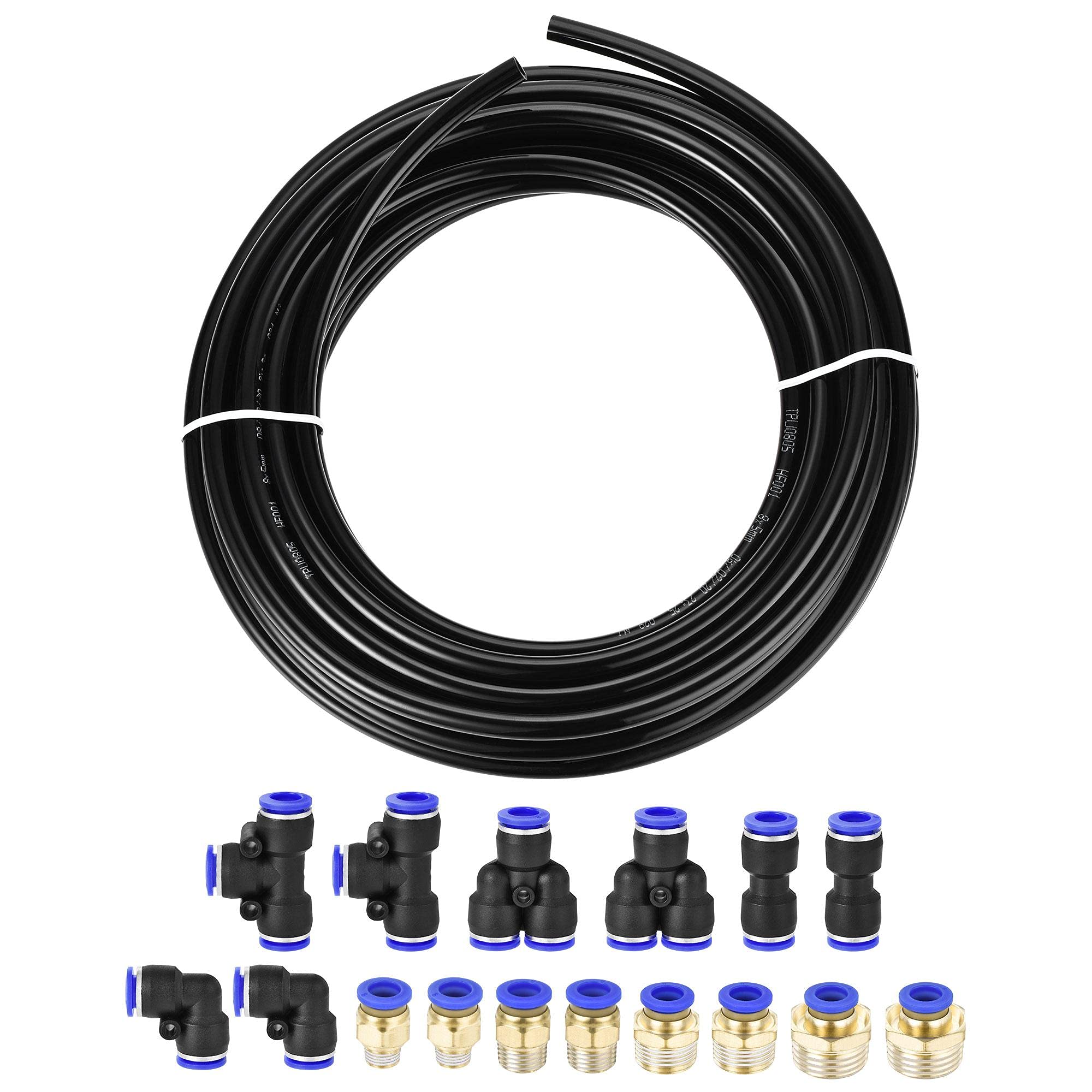 Pneumatic Air Hose Kit 10m - Black 8mm-image-88f6f36d-7da1-4343-8122-74bbe883bc76-113568