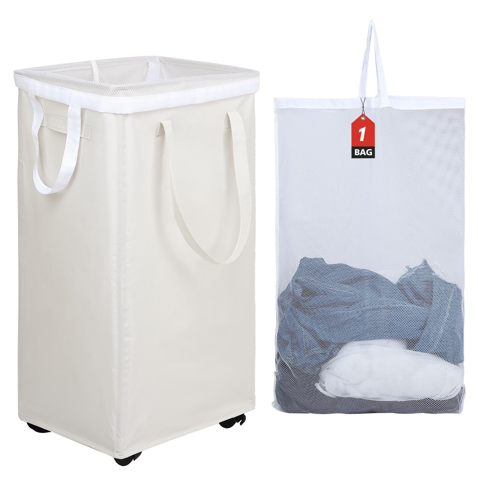 Collapsible Laundry Basket on Wheels - Beige X-Large-image-9b238bbc-4c43-484c-bbe7-fc2191ea9340-2208