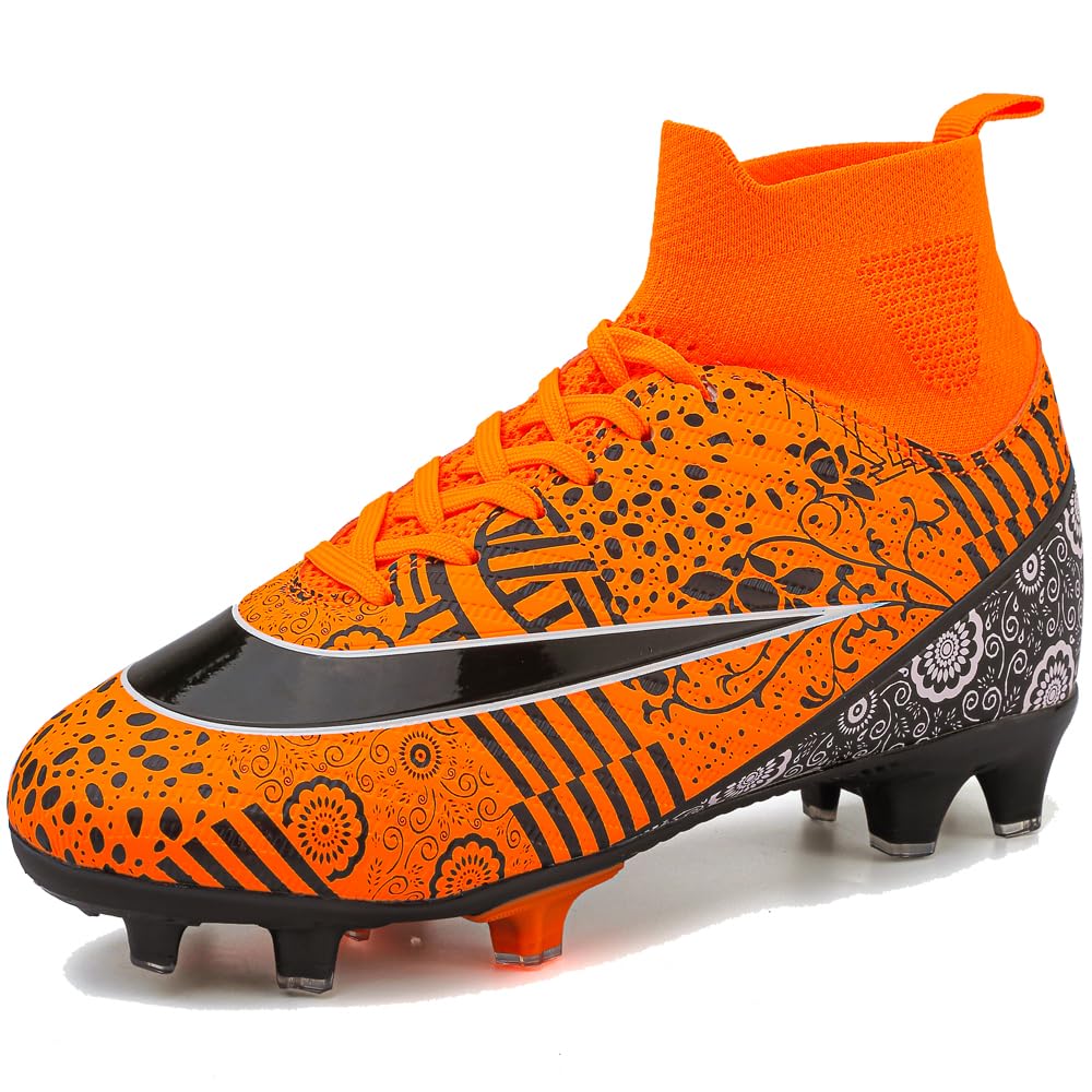 Kids' Football Boots Non-Slip Trainers - Orange UK 12.5-image-973f56c0-30e3-4fc9-8feb-59d2a77bccda-97998