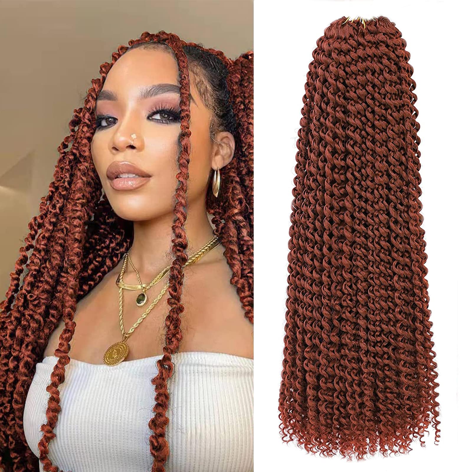 Passion Twist Crochet Hair 7 Packs - 350 24 Inch