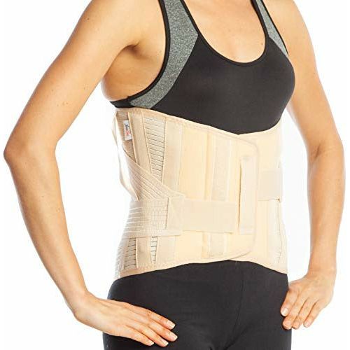 Alpha Medical Lumbosacral Corset Back Brace - Model 4820 Back Support For Men & Women