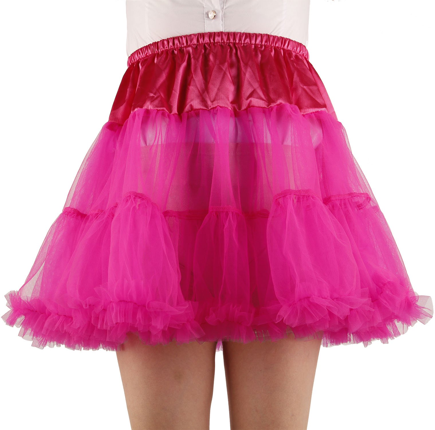 SHIMALY Women’s Princess Puff Skirt Mini Tutu Skirt Short Layered Red) SHIMALY Women’s Princess Puff Skirt Mini Tutu Skirt Short Layered Red)