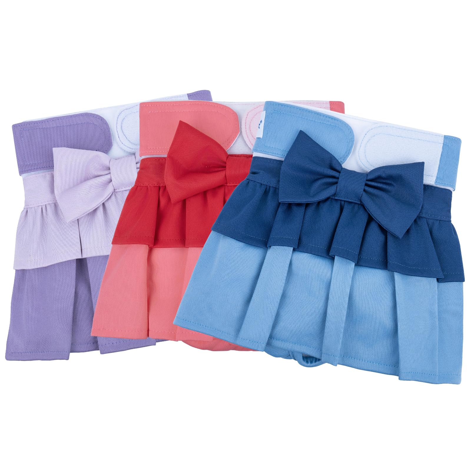 Female Dog Nappies Washable 3-Pack - Solid XL