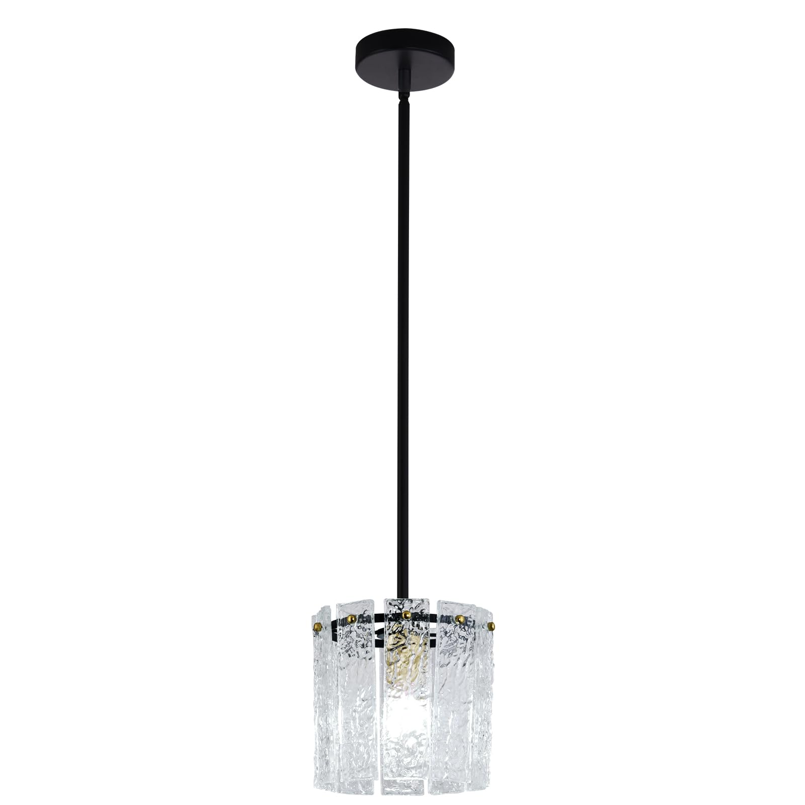 Modern Glass Pendant Light - Black One Size-image-b0818a0e-07ab-41ed-a4c5-015d8fd605b4-106966