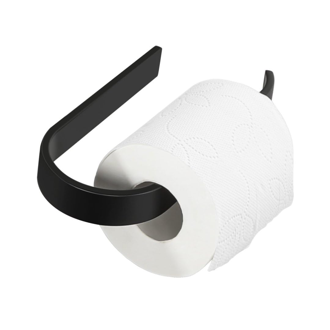 Self Adhesive Toilet Roll Holder - Matte Black-image-f3e5b746-3eab-41a4-b879-82f276f1cf87-102353