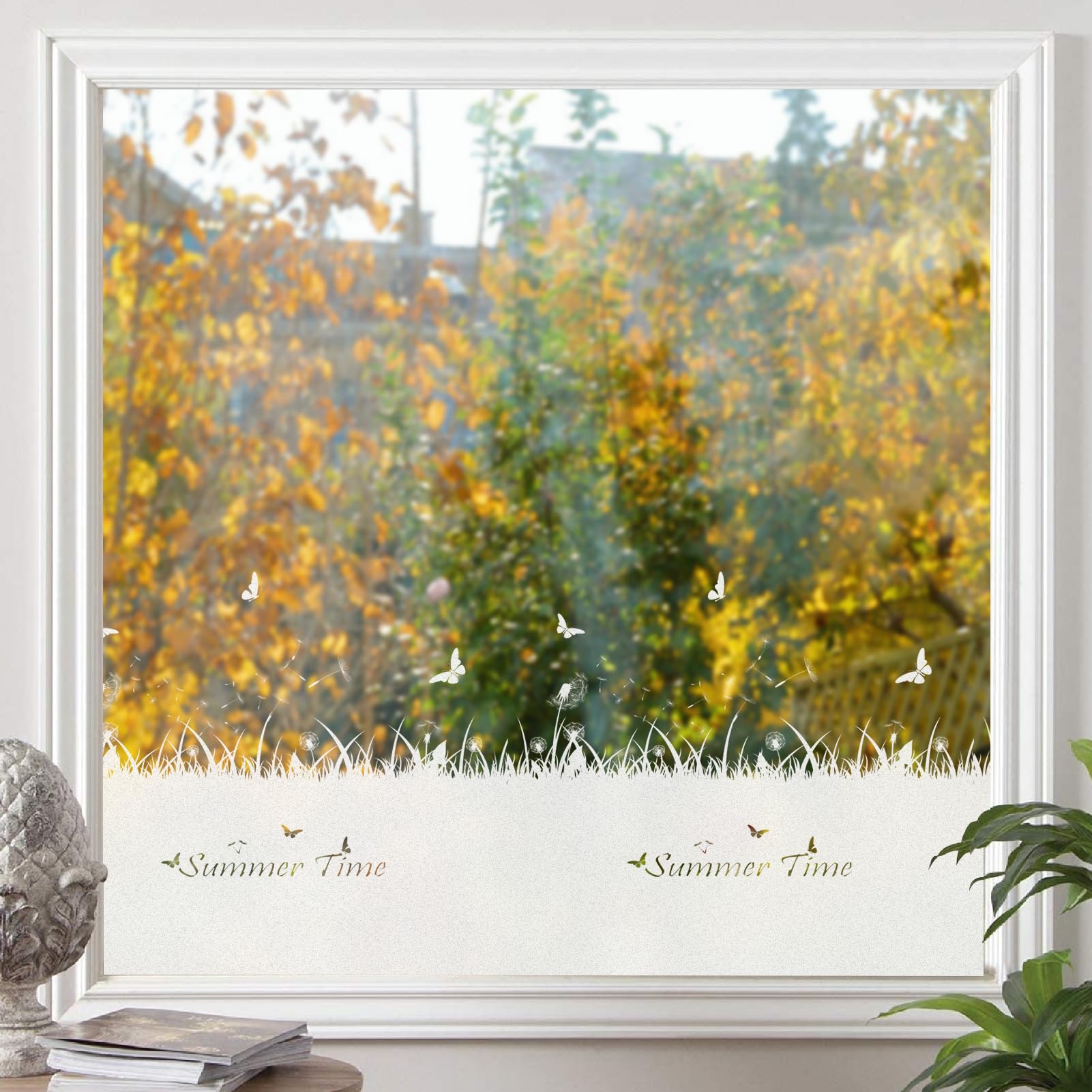 Decorative Frosted Window Film - Easy Install, UV Blocking, Privacy Enhancer, 44.5cm x 200cm-image-ef1046ab-d01a-4619-add1-1742d9bf0d67-68837