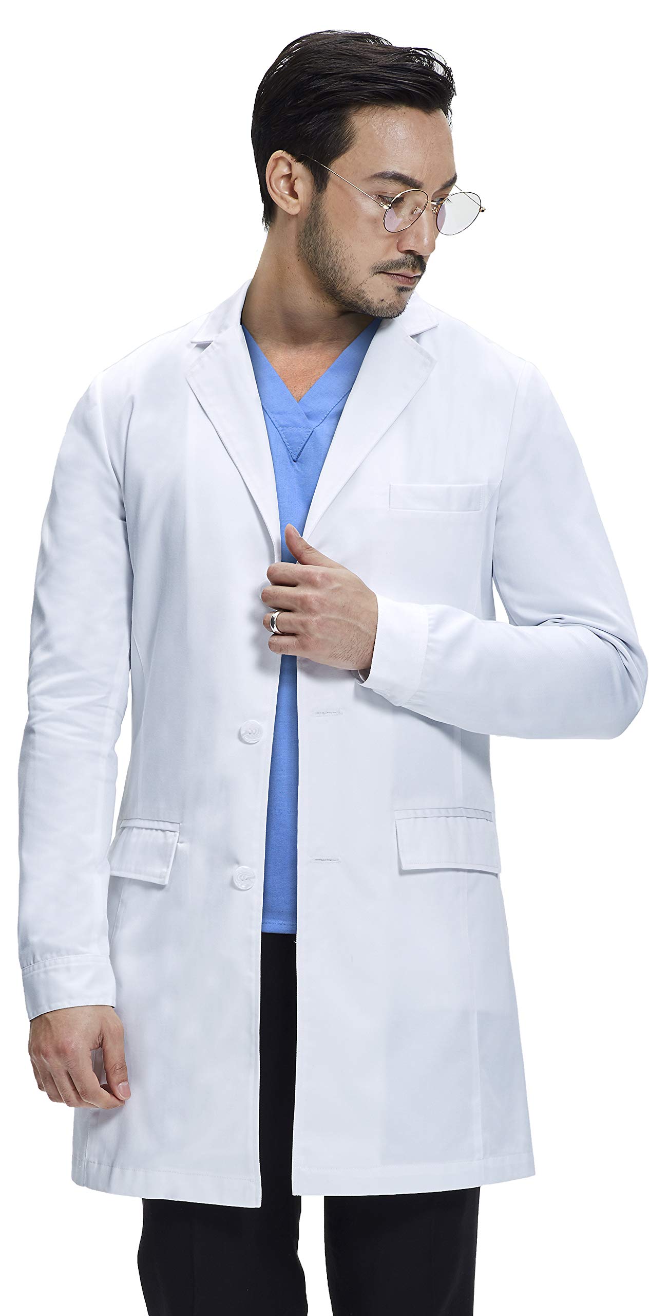 Men's Premium Lab Coat Tailored Fit - White XXL-image-2d095dd0-282d-45da-a3c2-41eb240f457b-109791