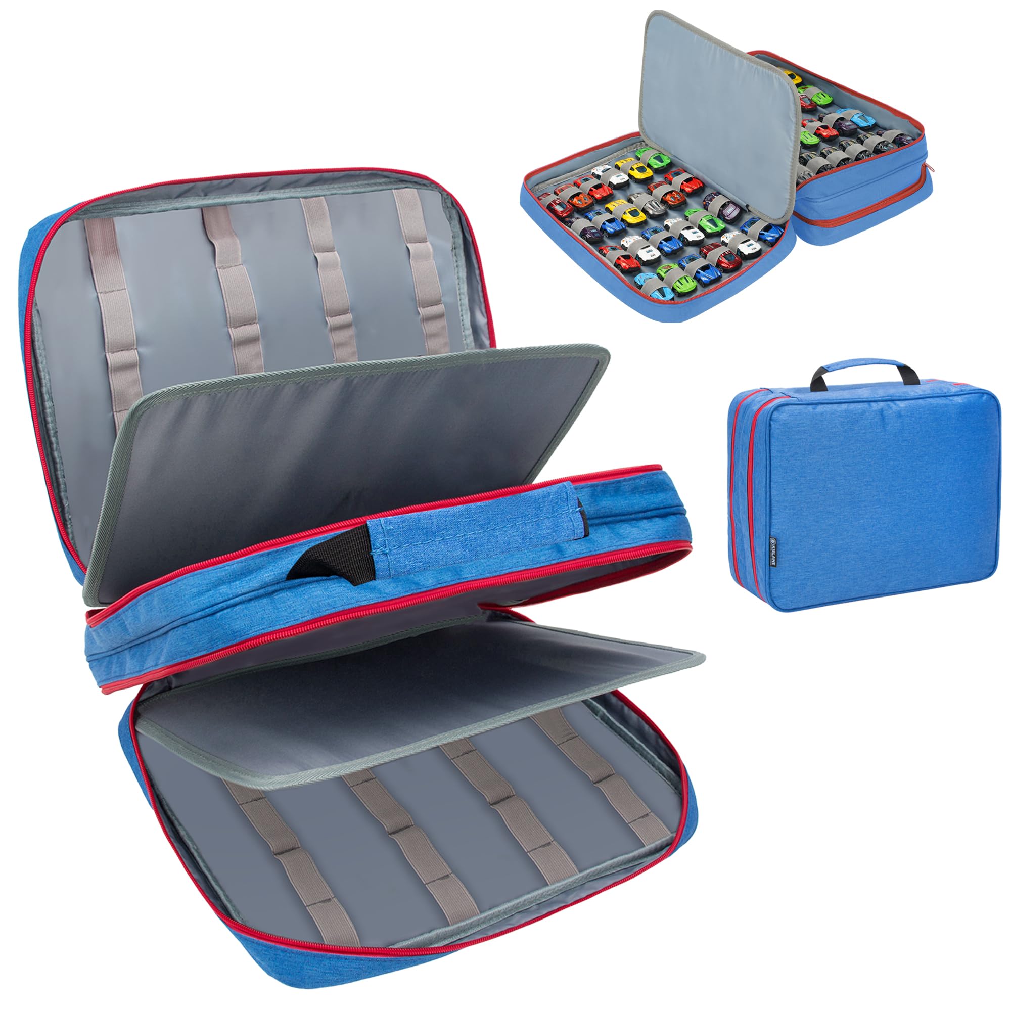 Toy Cars Storage Case 96 Slots - Blue KL210502-image-a59950e9-f330-478f-86c0-5e3f0d10a74e-109702