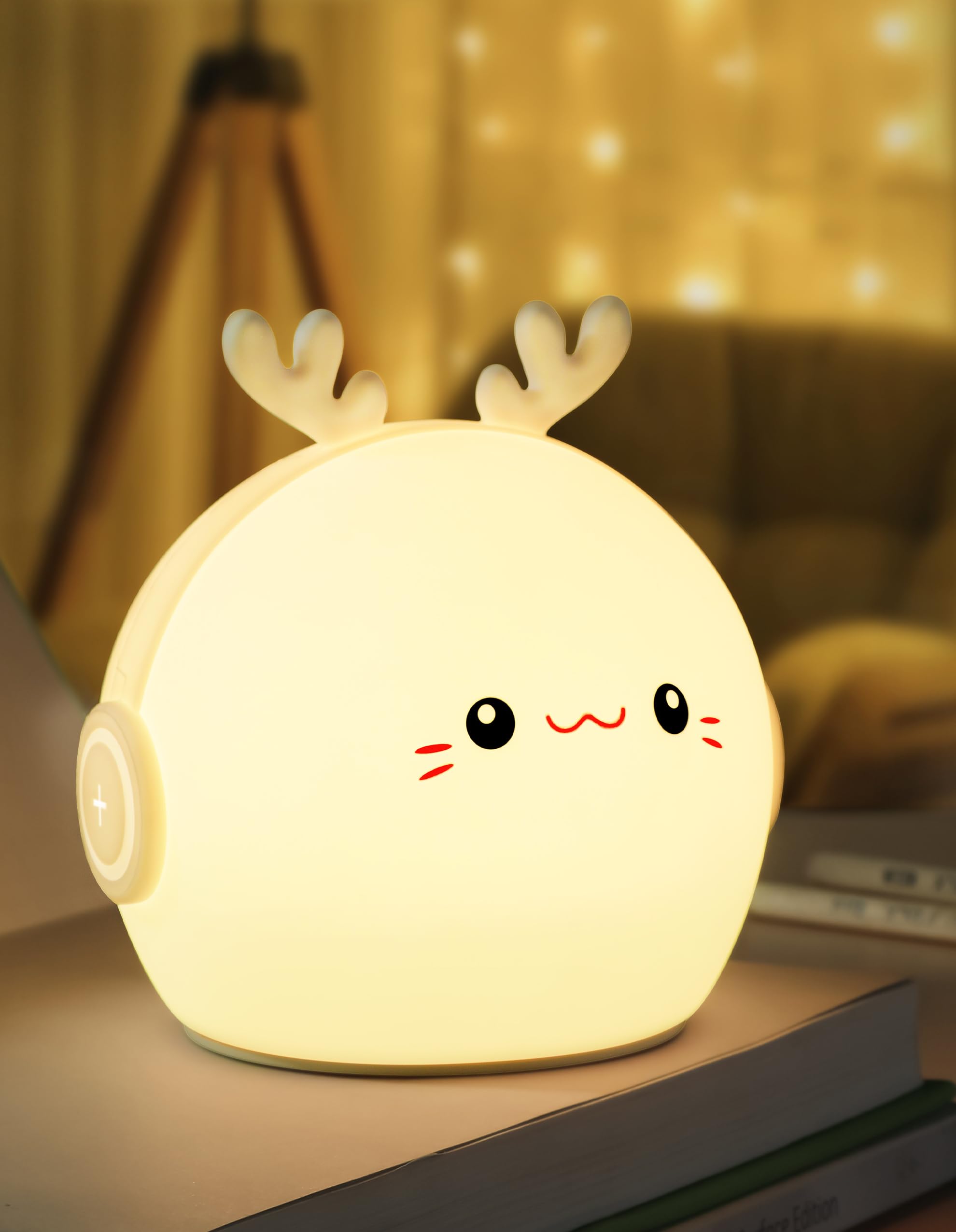 ILLUMYN Cute Deer Night Light for Kids - Soft Glow, Eye Protection, 30min Timer, Rechargeable-image-bac41926-4f5d-4b04-9809-76eb40313aa0-59466