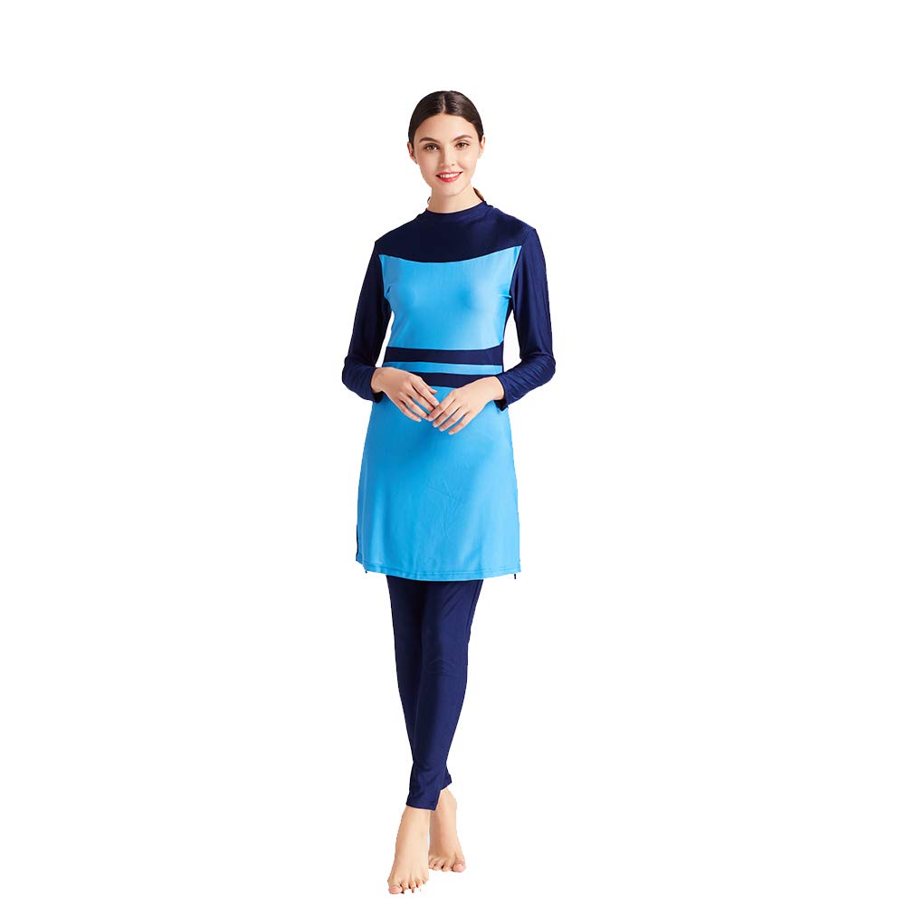 Women's Modest Swimwear 3 Piece - Blue XXL-image-a5890aff-9c4a-4907-979c-e46c4a641495-95114