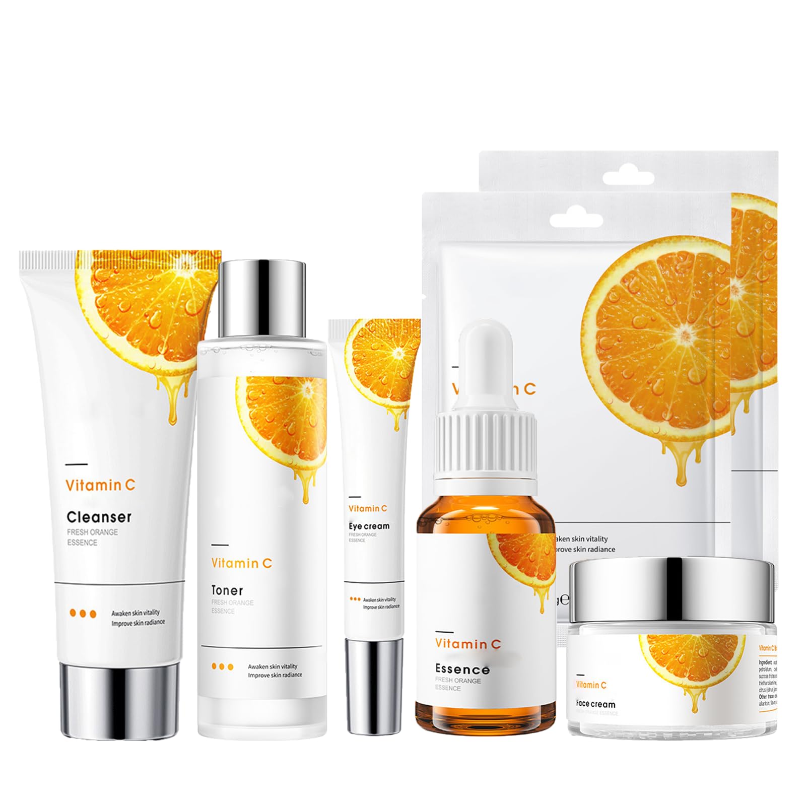 Vitamin C Serum for Face Skincare Set - Oxidantion Tired 2pcs(7PCS)-image-ce468d7a-b5d1-4e3d-ab0e-3c3df7ce0d0e-53318