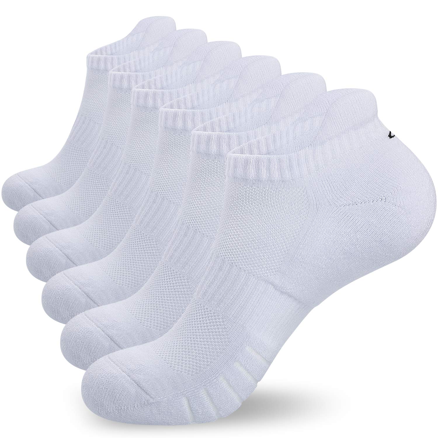 anqier Pairs Running Socks Athletic Socks Cushioned Trainer 6 Walking-image-c6d47ada-8451-4cb7-b1fa-d47f7f432b3e-53358