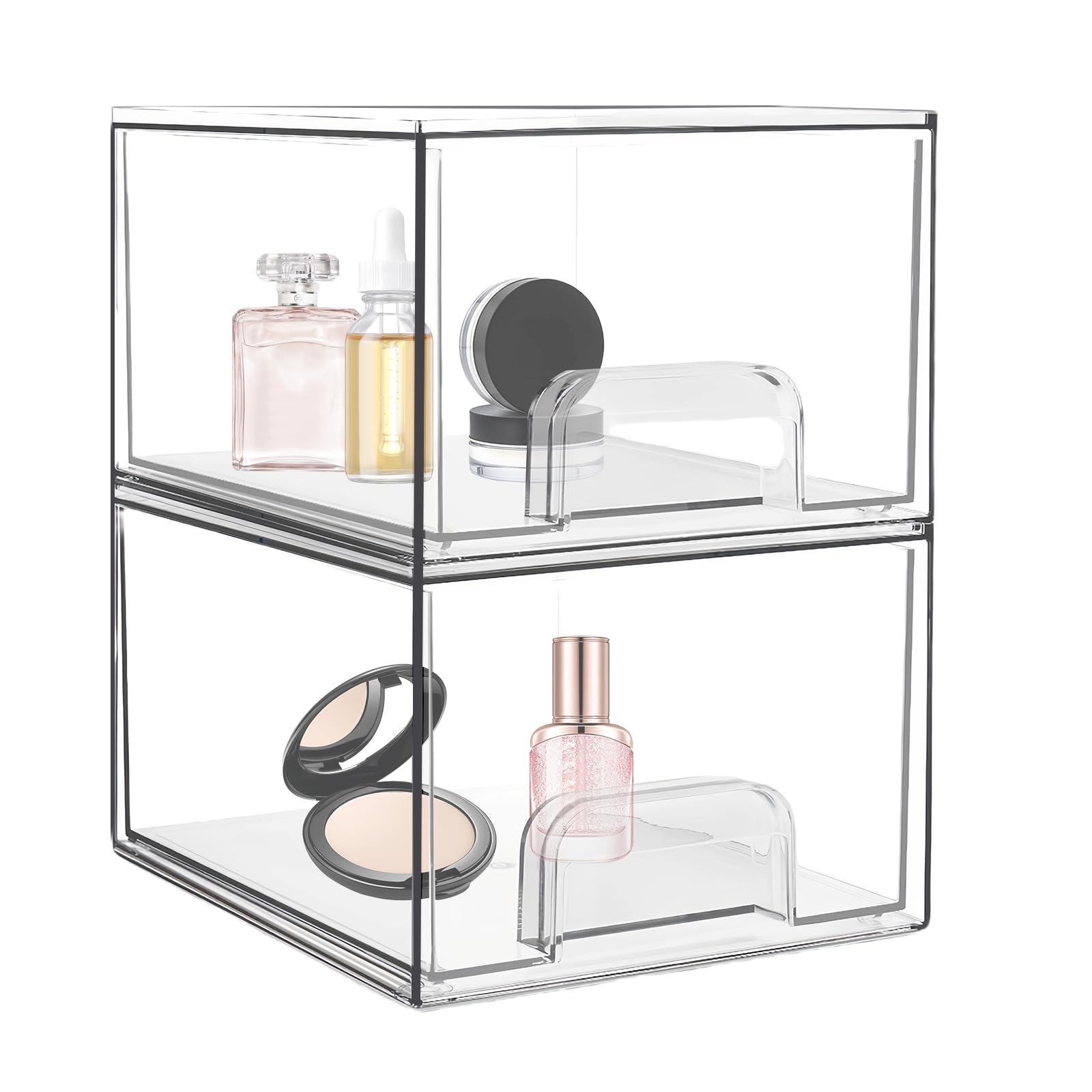 Pack Stackable Storage Drawers, Makeup PTJJXA 2 19x15.3x11.2 cm,-image-71003ab4-9b87-4125-88e2-edf0053241df-57515