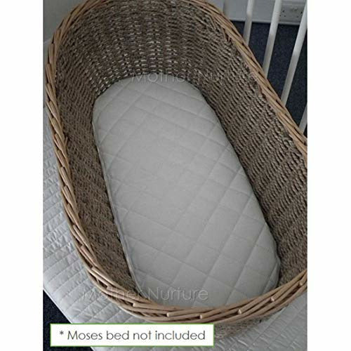 MOTHER NURTURE Classic Foam Moses Basket Mattress 67 X 30 X 4cm