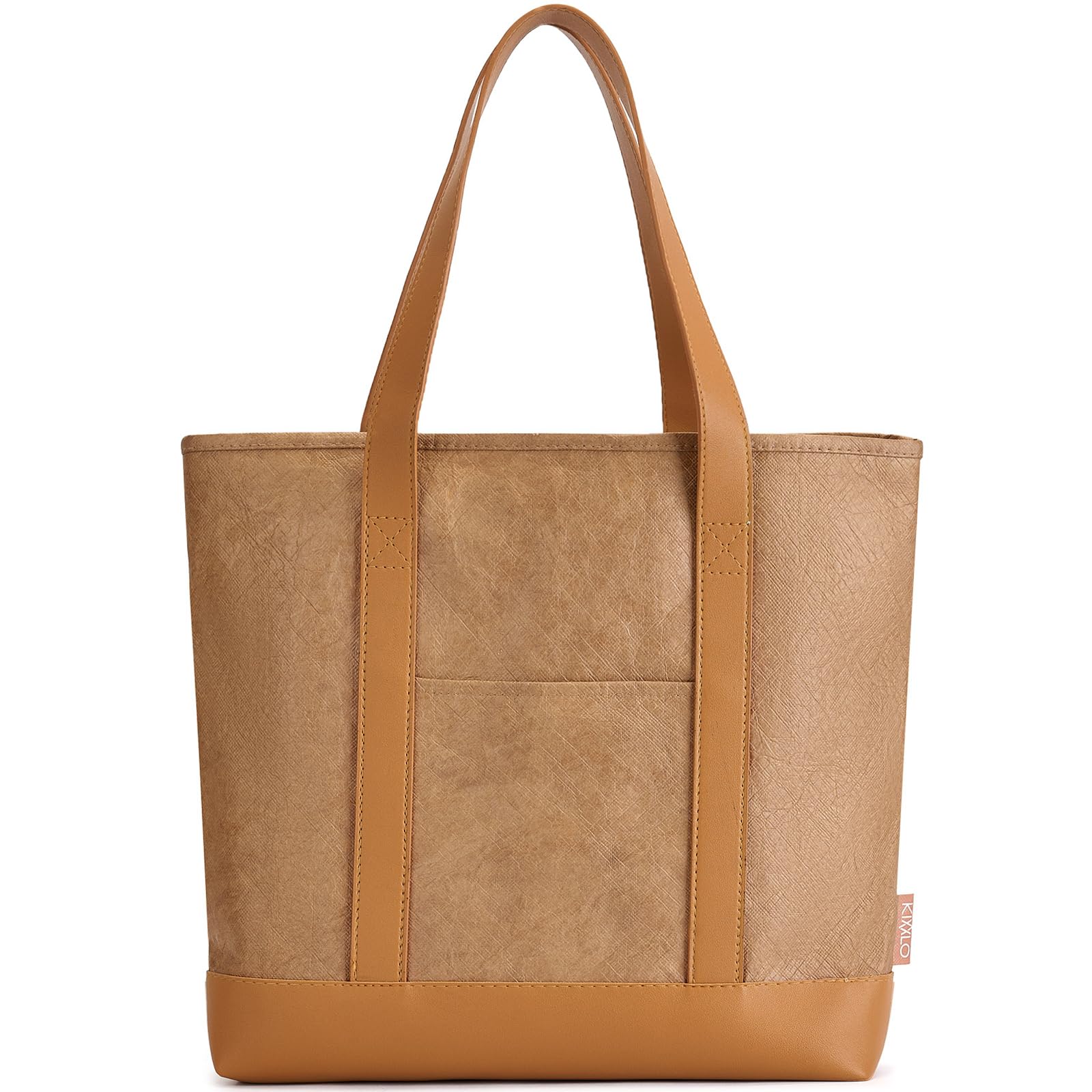 Tyvek Tote Bag with Pocket - Yellow DBZ02-image-775f61d2-1319-454b-af66-e52f9a93945e-116882