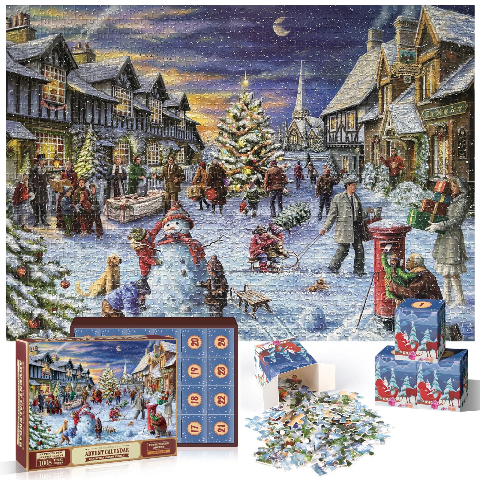 PYOCRD 2024 Christmas Jigsaw Puzzle Advent Calendar - 24 Box Countdown for Adults & Kids-image-a338d1b6-c04e-4c50-ab9d-c9eda08c24c7-43827