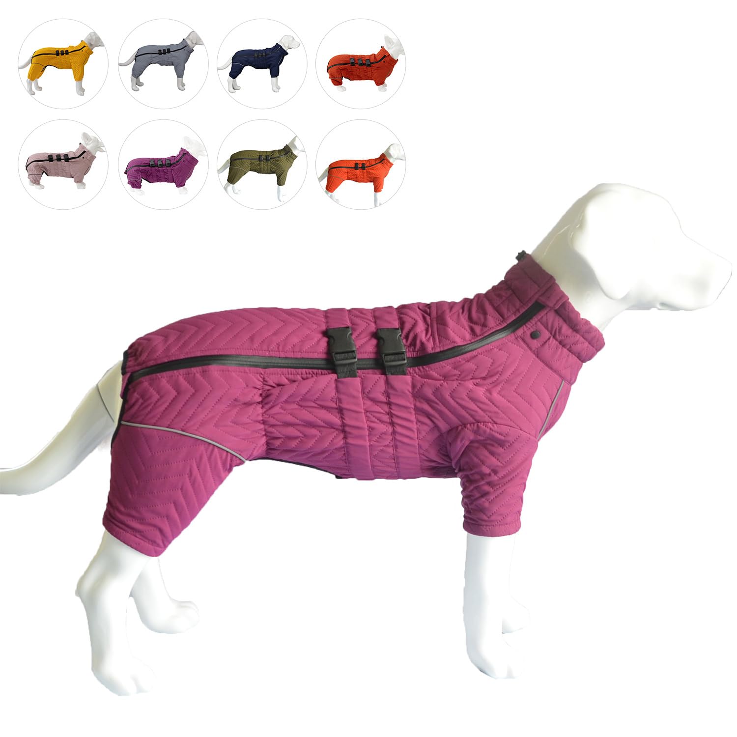 Warm Dog Coat - Purple 3XL-image-c02549b7-91ff-476e-8958-4684dbc2de70-86229