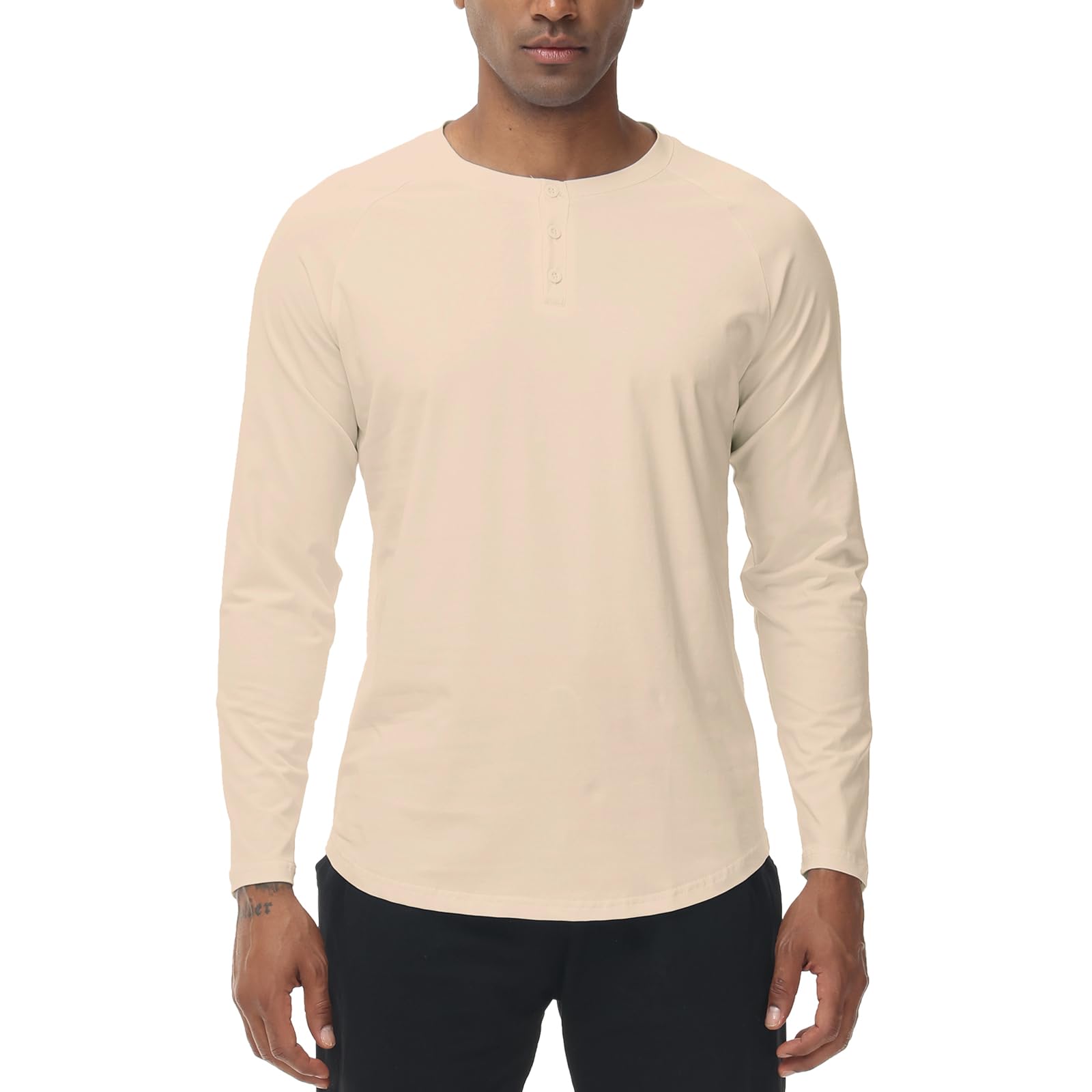 Mens Shirts Henley Long Sleeve Casual Cotton Tee Shirt XYKJFIT-image-cd316f6a-01ea-4f15-9a76-a7418f259b31-55587