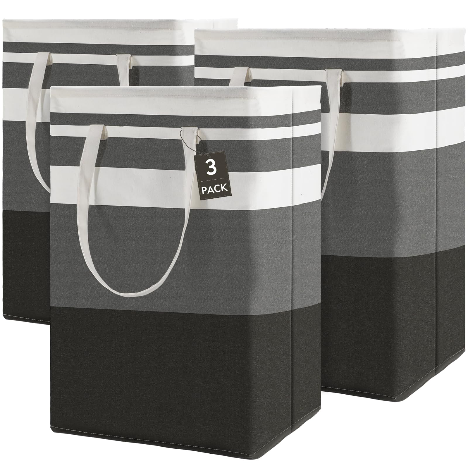 Collapsible Laundry Basket 3-Pack - 80L Gradient Grey-image-9b5910d8-73b2-45e4-b9ba-1dba5a83b536-90266