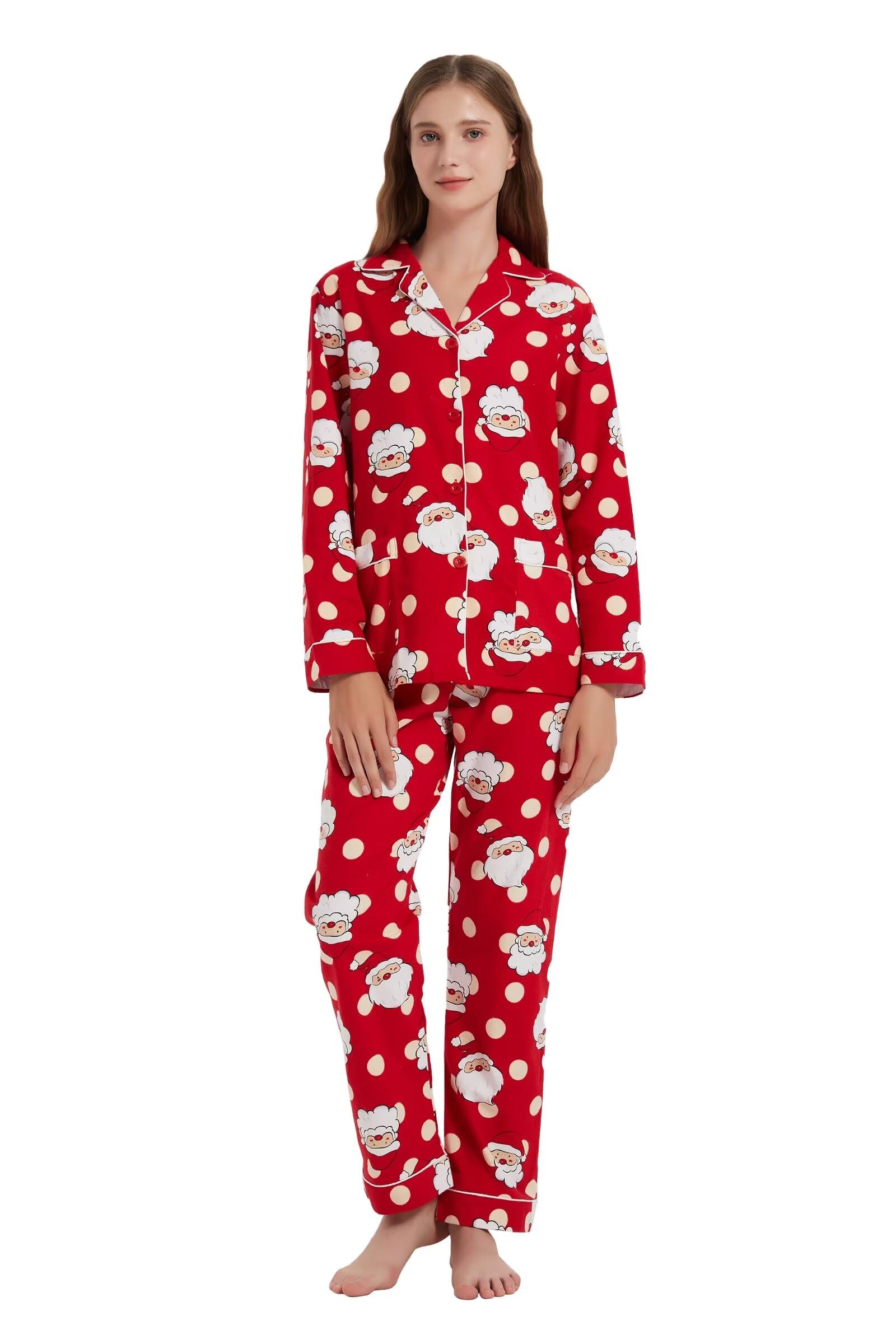 Women's Cotton Flannel Pyjama Set - Christmas 1 XXL-image-5fabf32a-7345-4ee7-938a-5c83dc8a75e6-114126