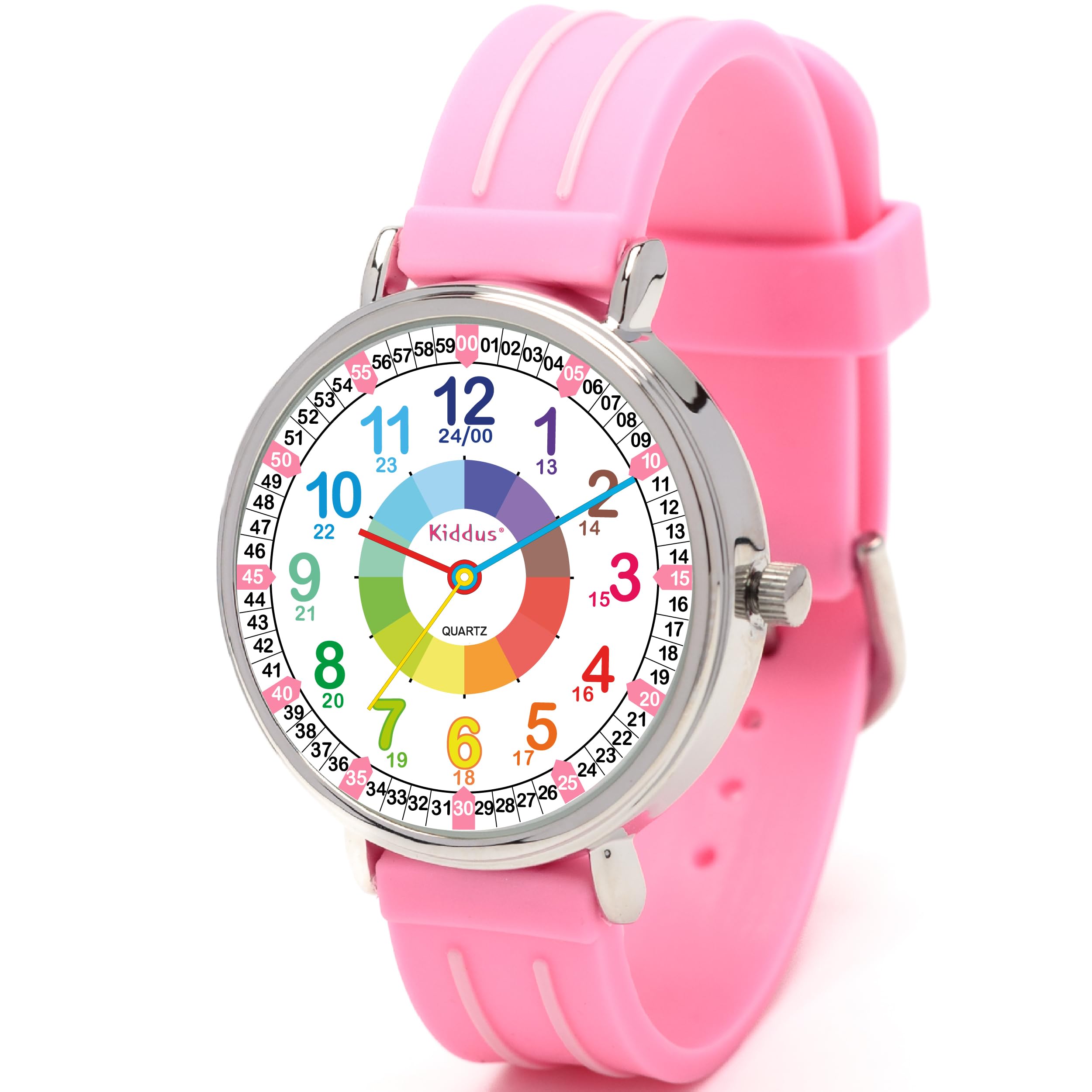 Kids Educational Watch - Pink Classic-image-058e3aec-2f7d-4615-abca-f3fa379570ab-115130