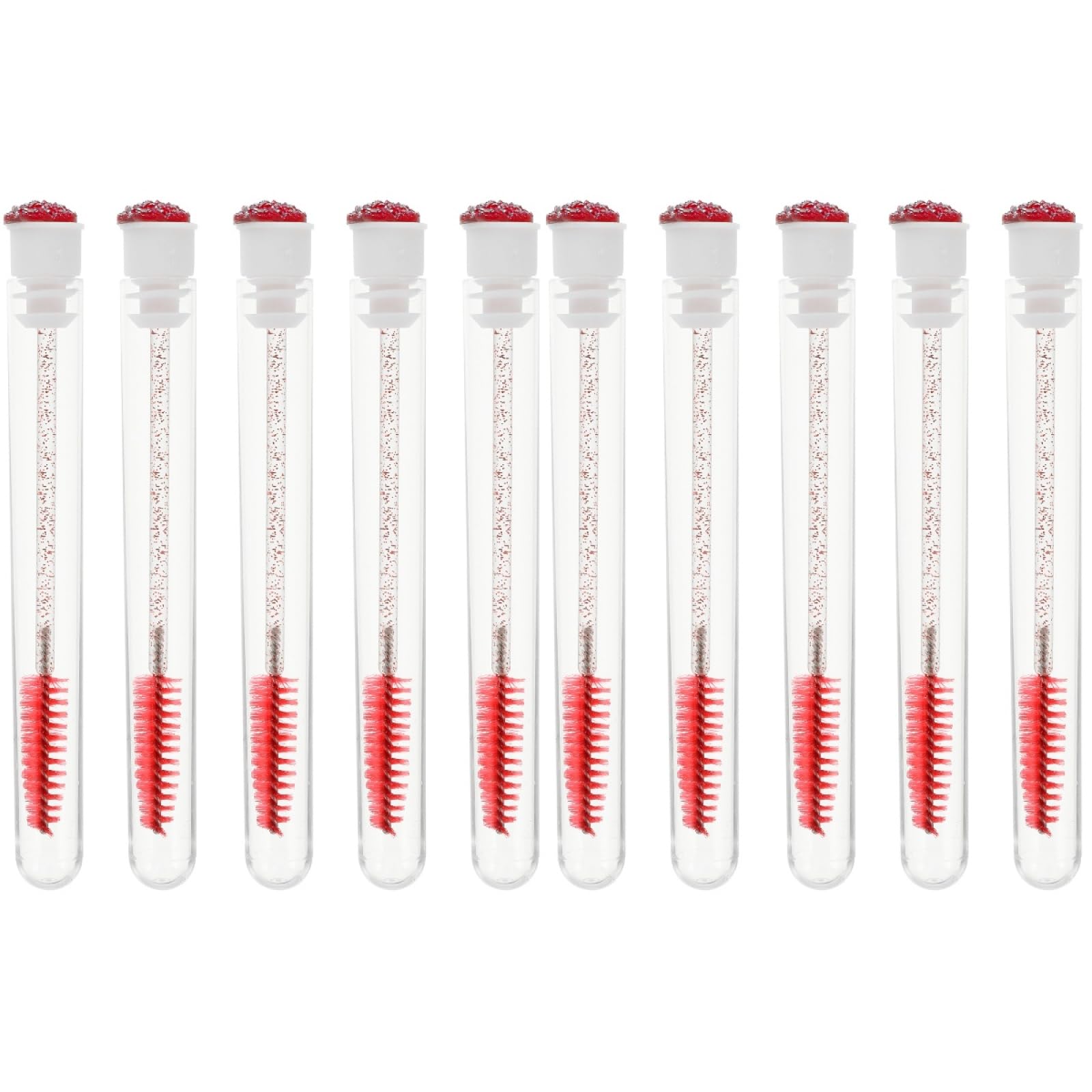 20 Pcs Eyelash Extensions Brush with Glitter Tube, Ergonomic Design for Makeup, Orange Red, Great Value-image-4e10ea46-7fa0-4878-b806-2638f0709144-67882