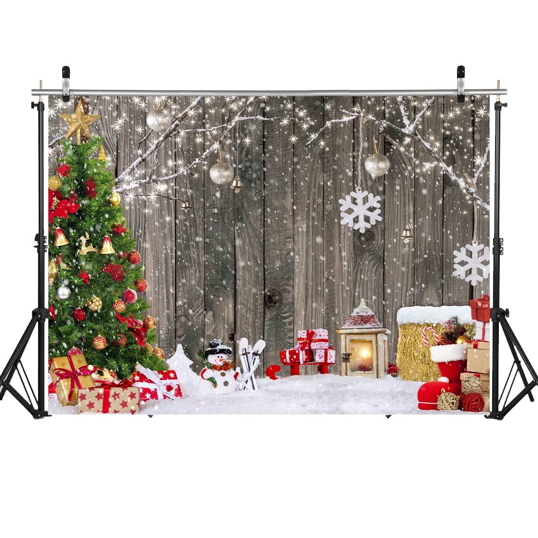Aazon.co : Winter Christas Backdrop Photography Brick Wall Red