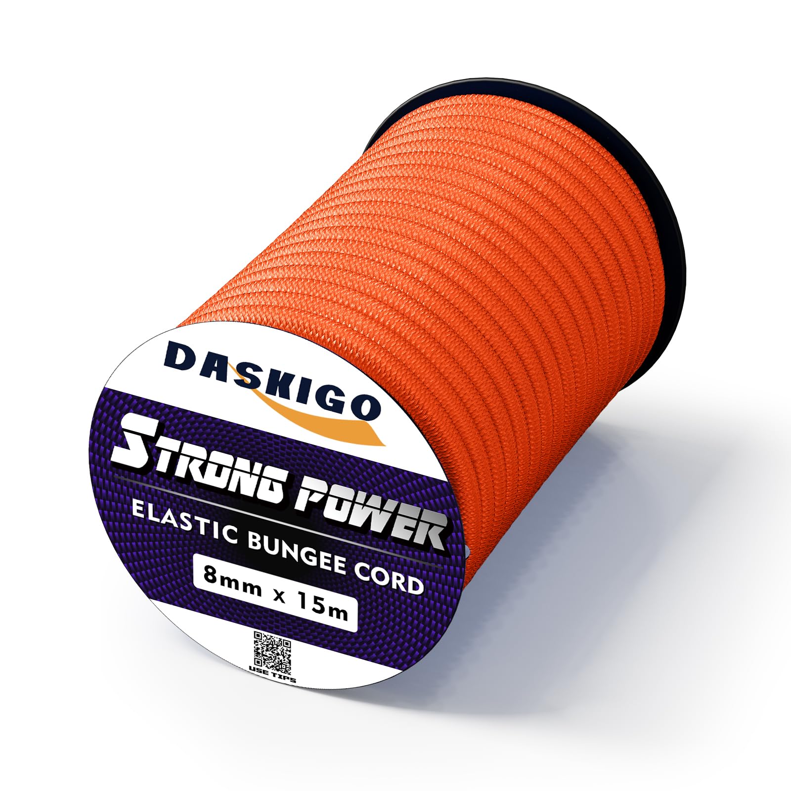 Bungee Shock Cord - 8mm x 15M Orange-image-fc2f7a5b-18d4-425c-bd4a-a03a7b8f90c8-84726