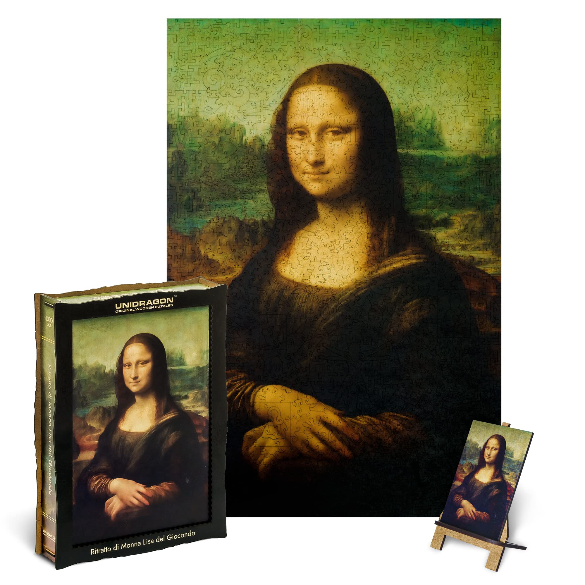 Wooden Jigsaw Puzzle - 1000 pcs Mona Lisa-image-49d81e2a-847f-40b2-8336-e1484dcdd4d1-92724