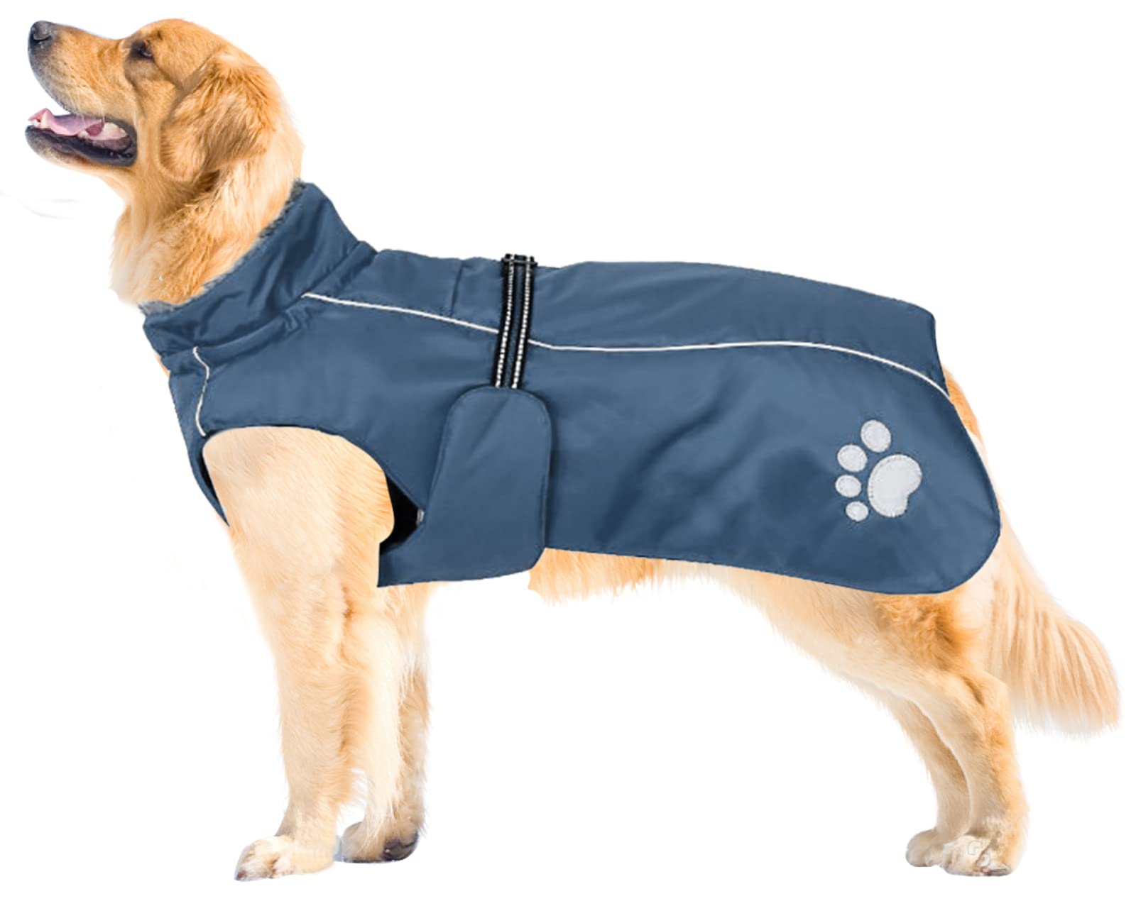 Waterproof Dog Winter Coat - Navy Small-image-82f09376-91ec-42af-8071-aedcaf7507ed-107340