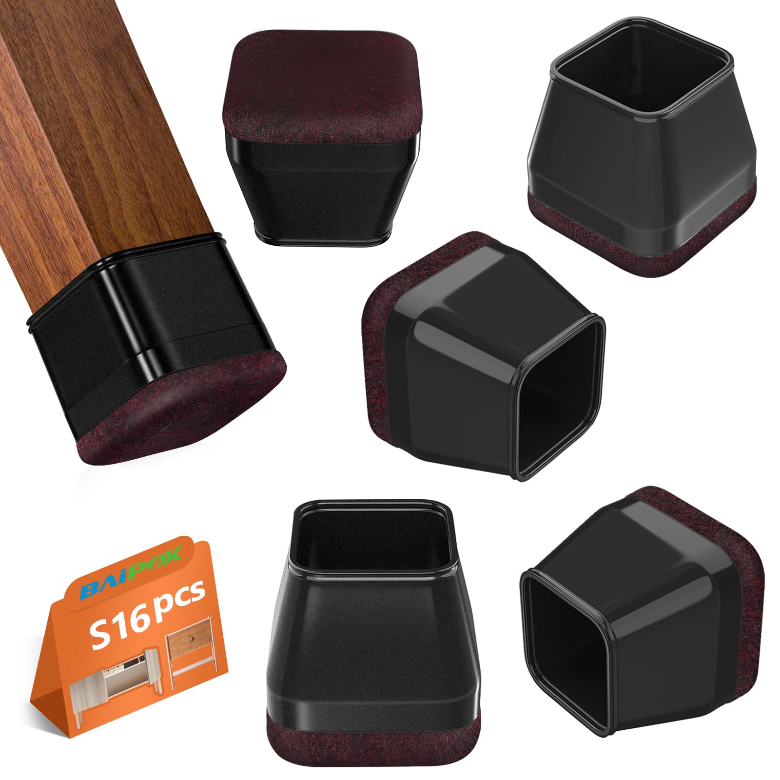 Square Chair Leg Protectors - Darkred L(30-40mm)-image-ae7f90f4-d4f1-4ec4-94a7-b4bdfa48c657-120561