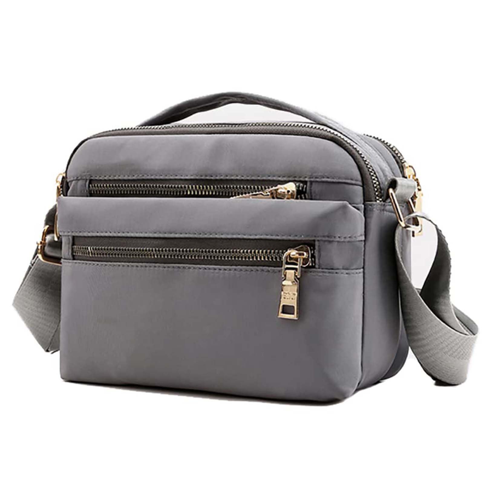 Women's Crossbody Messenger Bag - Grey M