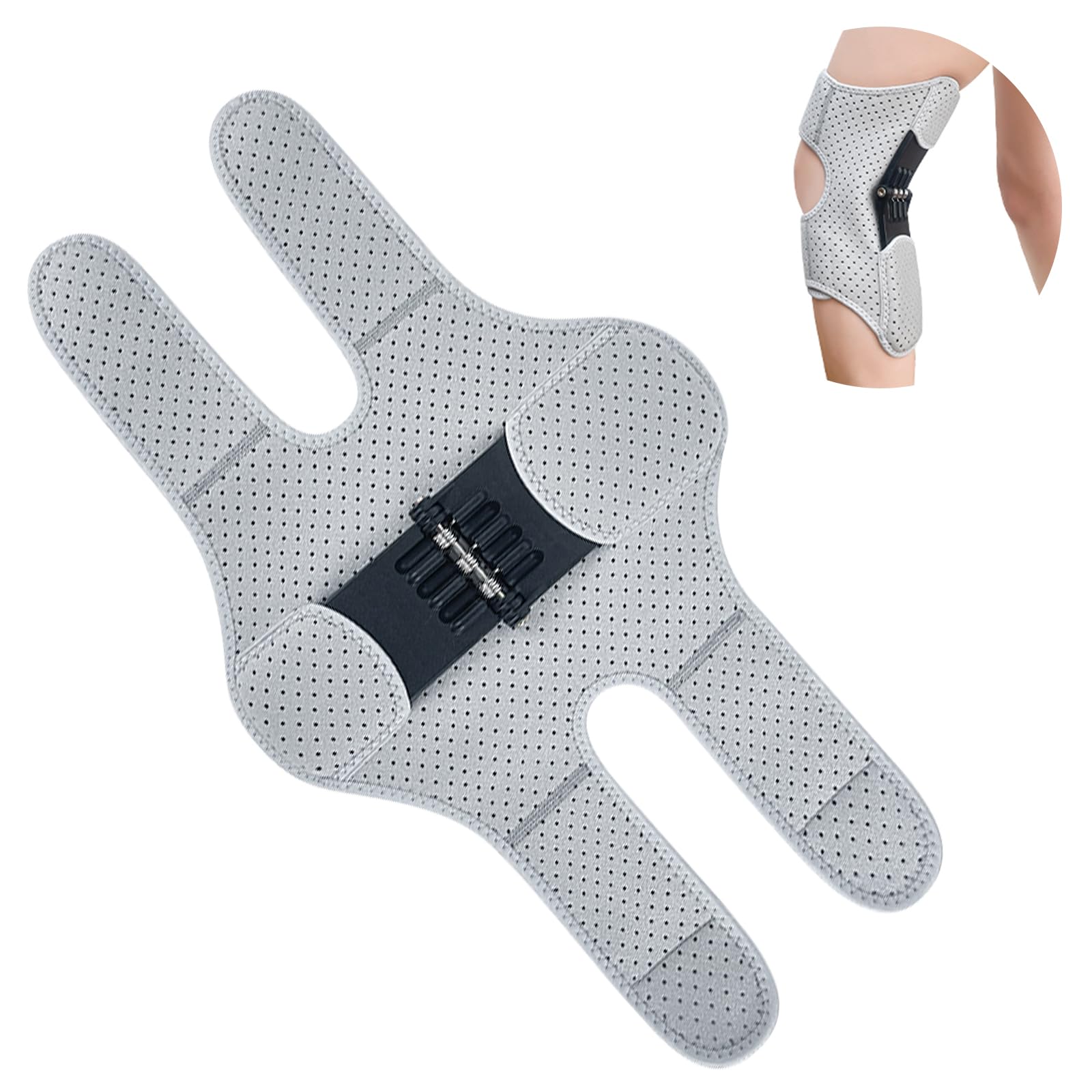 Leg Warmers Neoprene with Aluminium Plates - Grey One Size-image-d248a8ab-e979-4f3d-92dd-6f4918da3616-66253