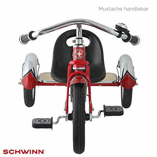 Schwinn Unisex-Youth Roadster Trike, Retro, Kids, Red, One Size,