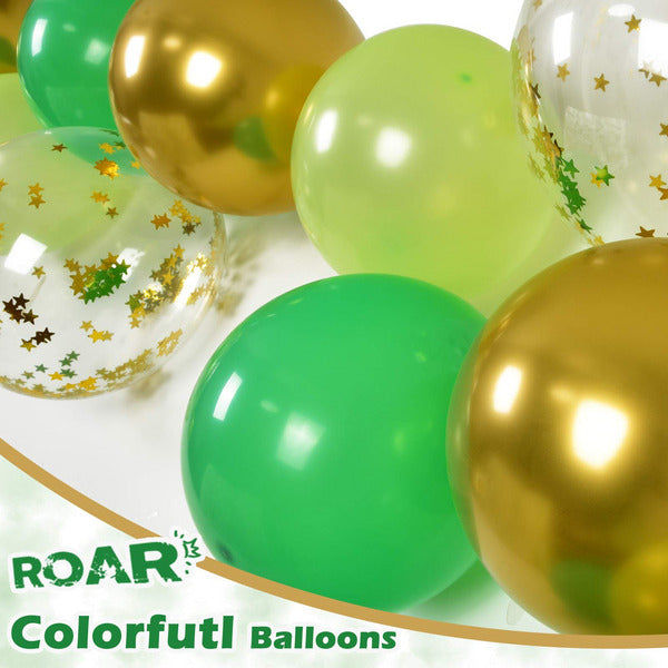 Gioco Pin The Tail On The Dinosaur - Poster 51x73cm Con 24 Code, Per Feste Di Compleanno Bambini - Foto 10